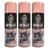 3X Paint Factory Rose Gold Metallic Spray Paint 400ml Spray Paint